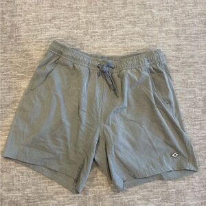 BURLEBO Men’s Athletic Shorts. Light Grey. Size Small.